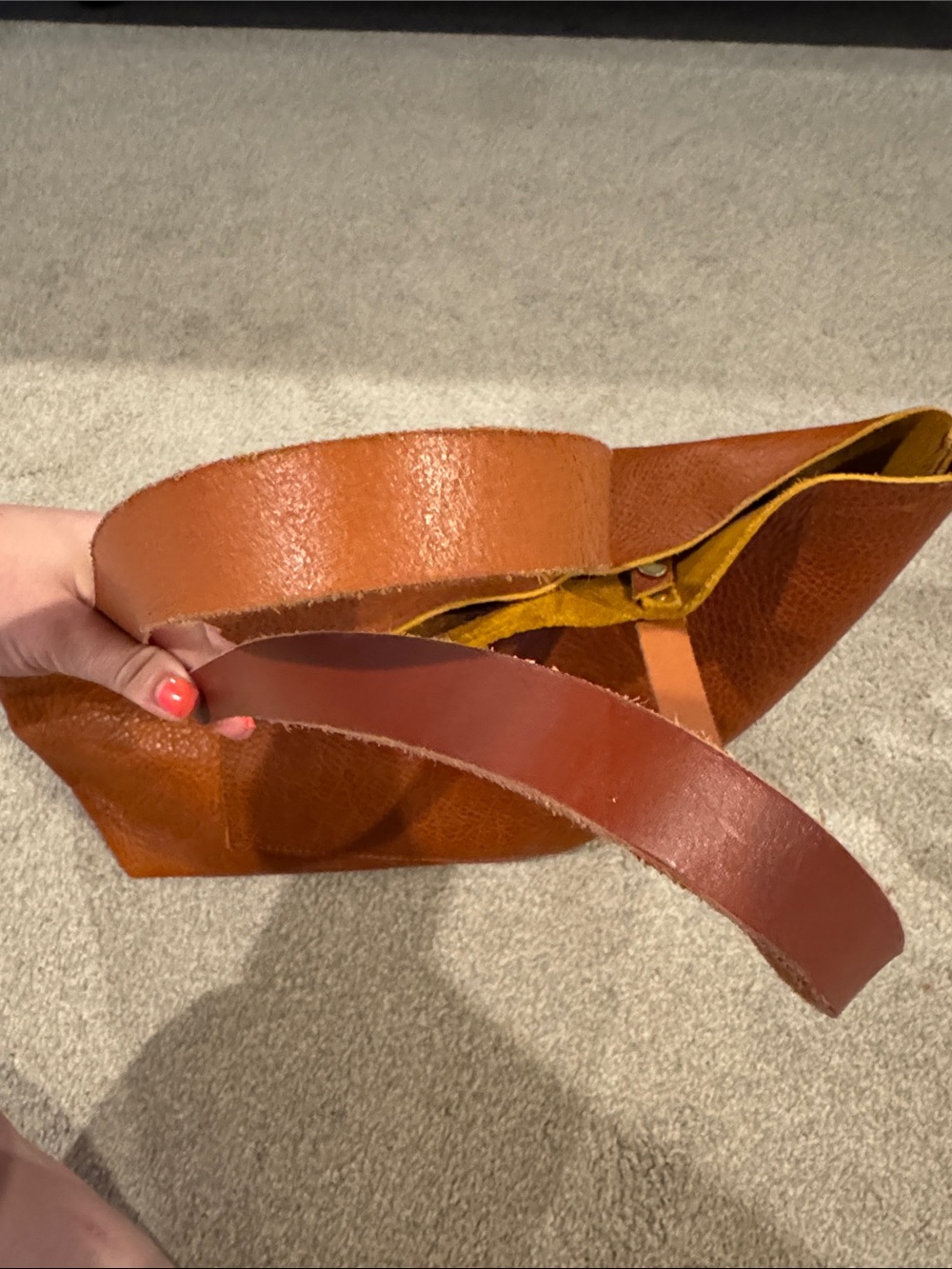NWOT Portland Leather Oversized Tote - Picture 3 of 4
